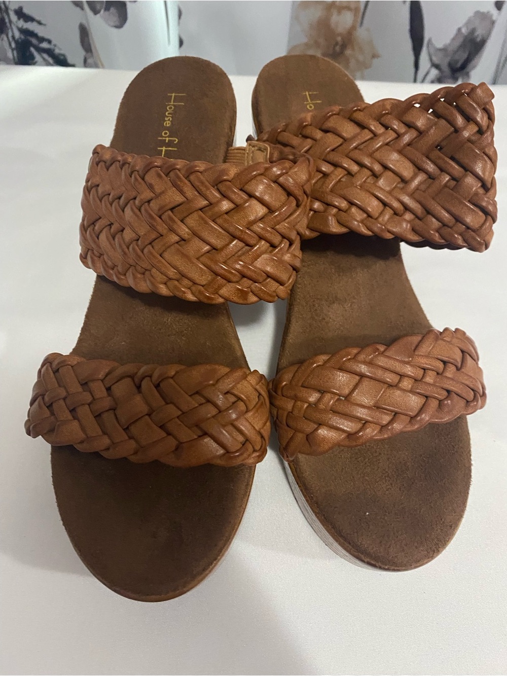 Women’s Brown Platform Sandals House of Harlow Size 7M Used